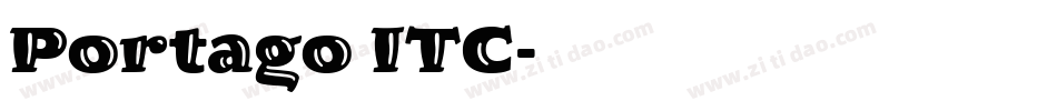 Portago ITC字体转换